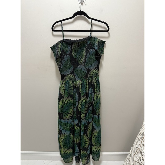 Children's Place Mommy And Me Palm Tropical Maxi Smocked Dress Small - Picture 2 of 11